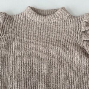 Zara Women's Tan Knit Sweater